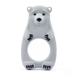 Jouet de dentition-Ourson gris