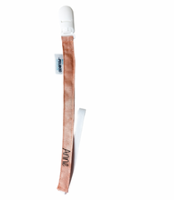 Charger l&#39;image dans la galerie, Attache-sucette personnalisable  -Marbré rose (Blanc)
