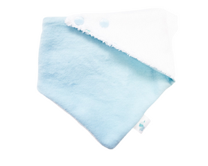 Bavoir - Le basic bleu poudre