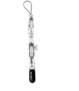 Attache-sucette personnalisable  - Otter half (Noir)