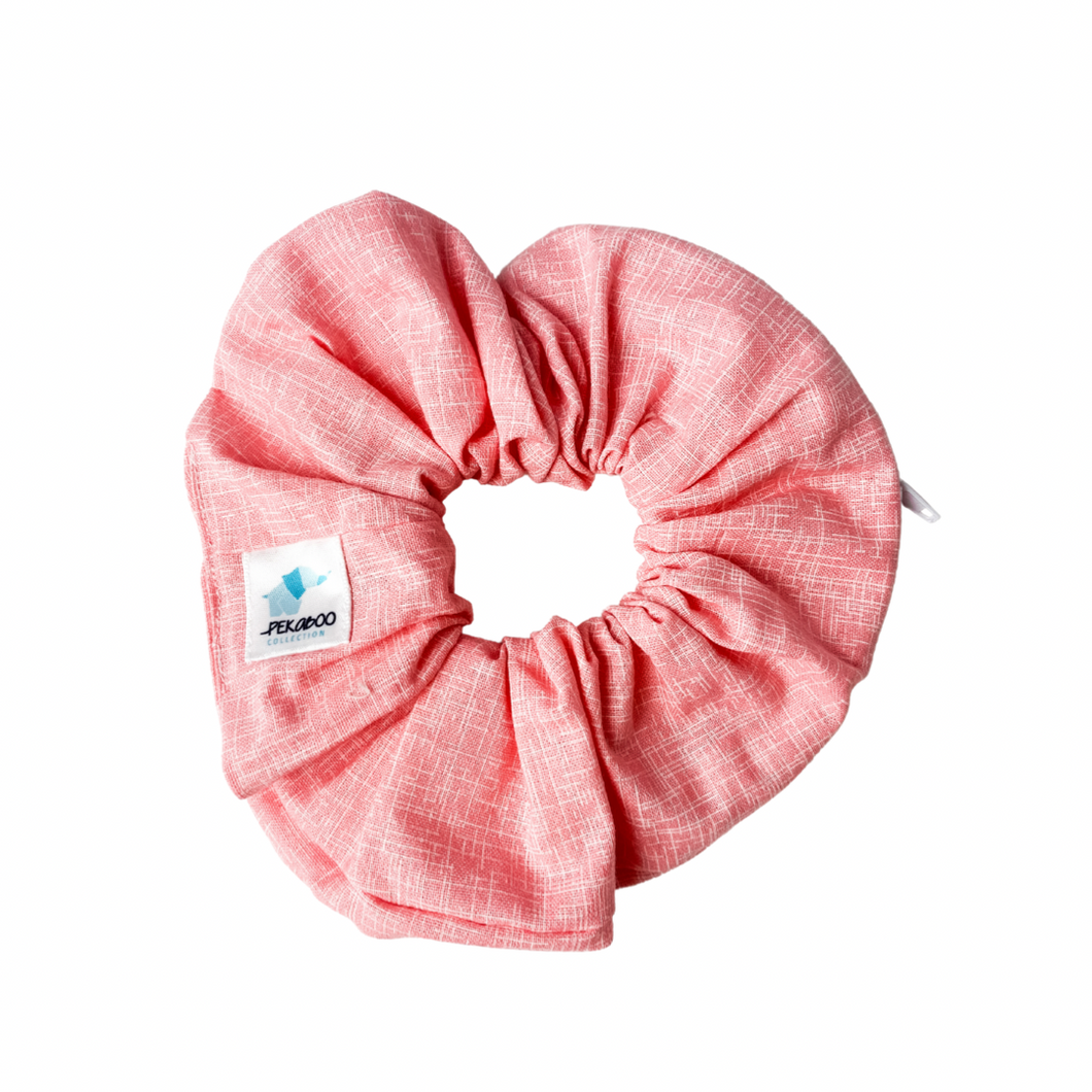 Chouchous à zip pochette - Motifs rose