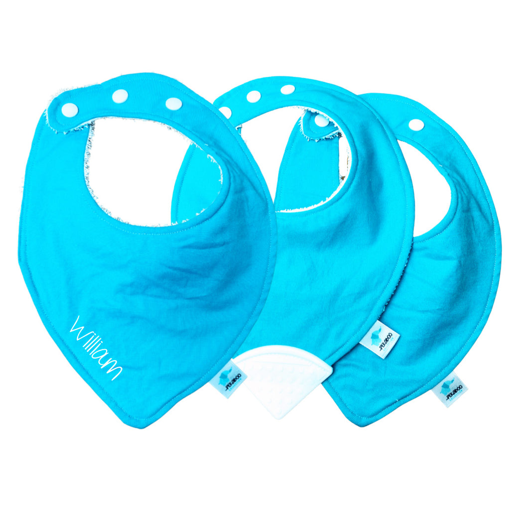 Bavoir -Turquoise foncé