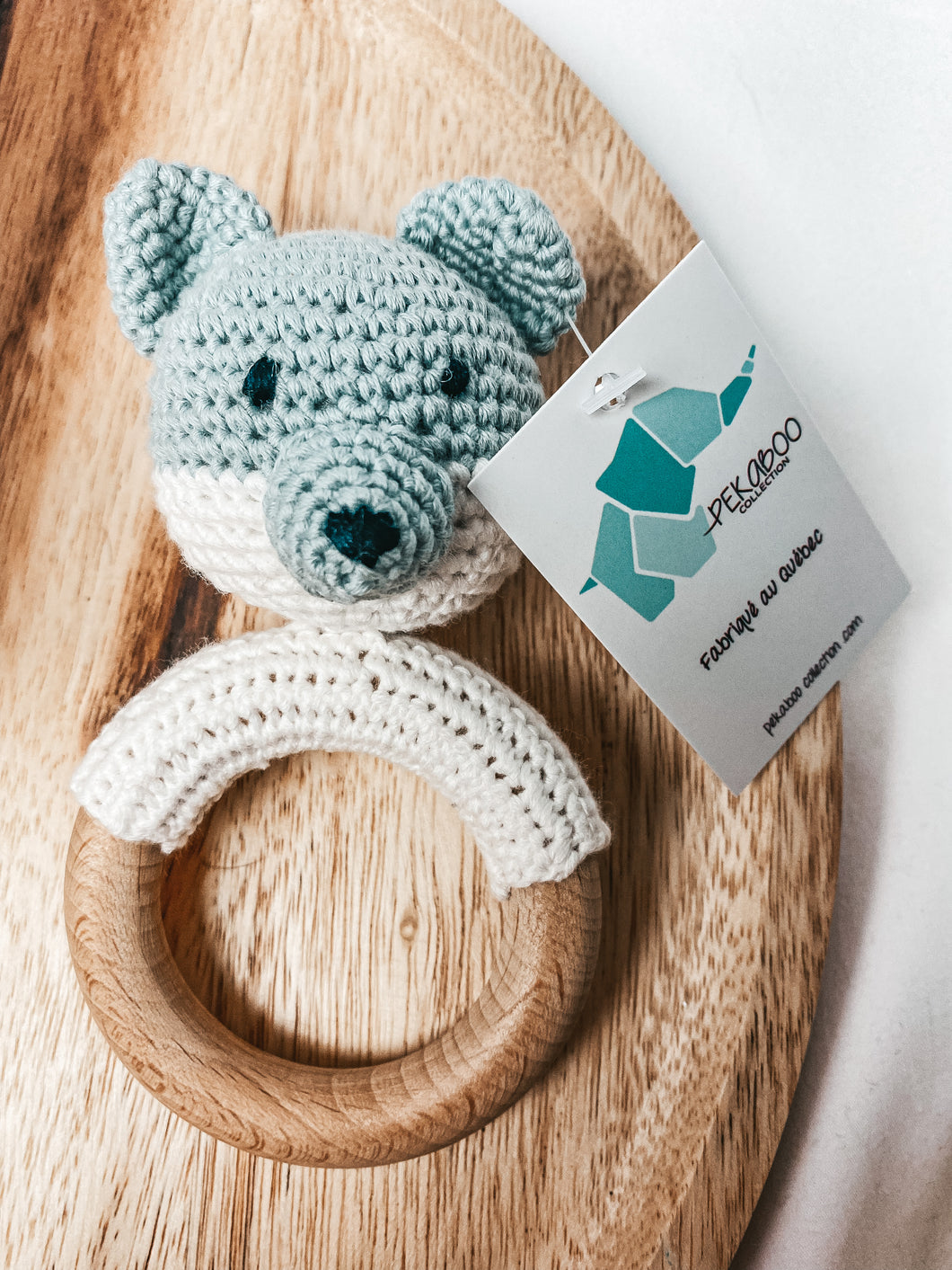 Hochet bois et crochet-Loup