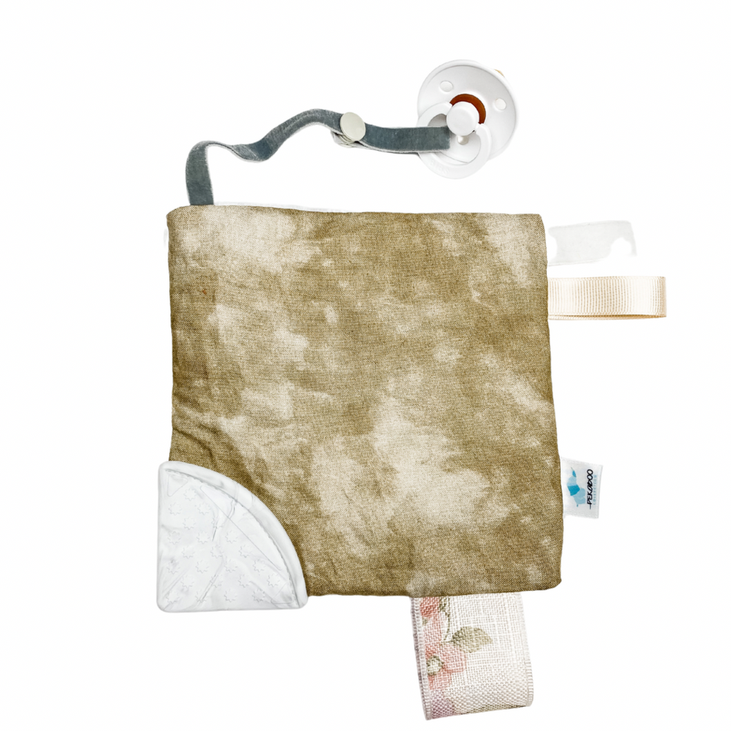 Jouet d'éveil dentition-Marbré beige
