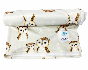 Couverture magiks -Chouette **Sur commande seulement, 15 jours ouvrables*
