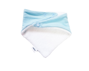 Bavoir - Le basic bleu poudre