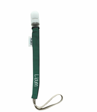 Charger l&#39;image dans la galerie, Attache-sucette personnalisable  -Vert forêt  (Blanc)
