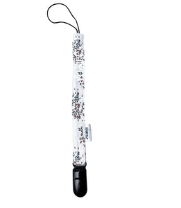 Attache-sucette personnalisable-Fleur de Lucie (Noir)