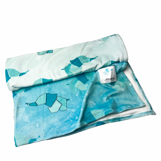 Couverture magiks - Pekaboo turquoise